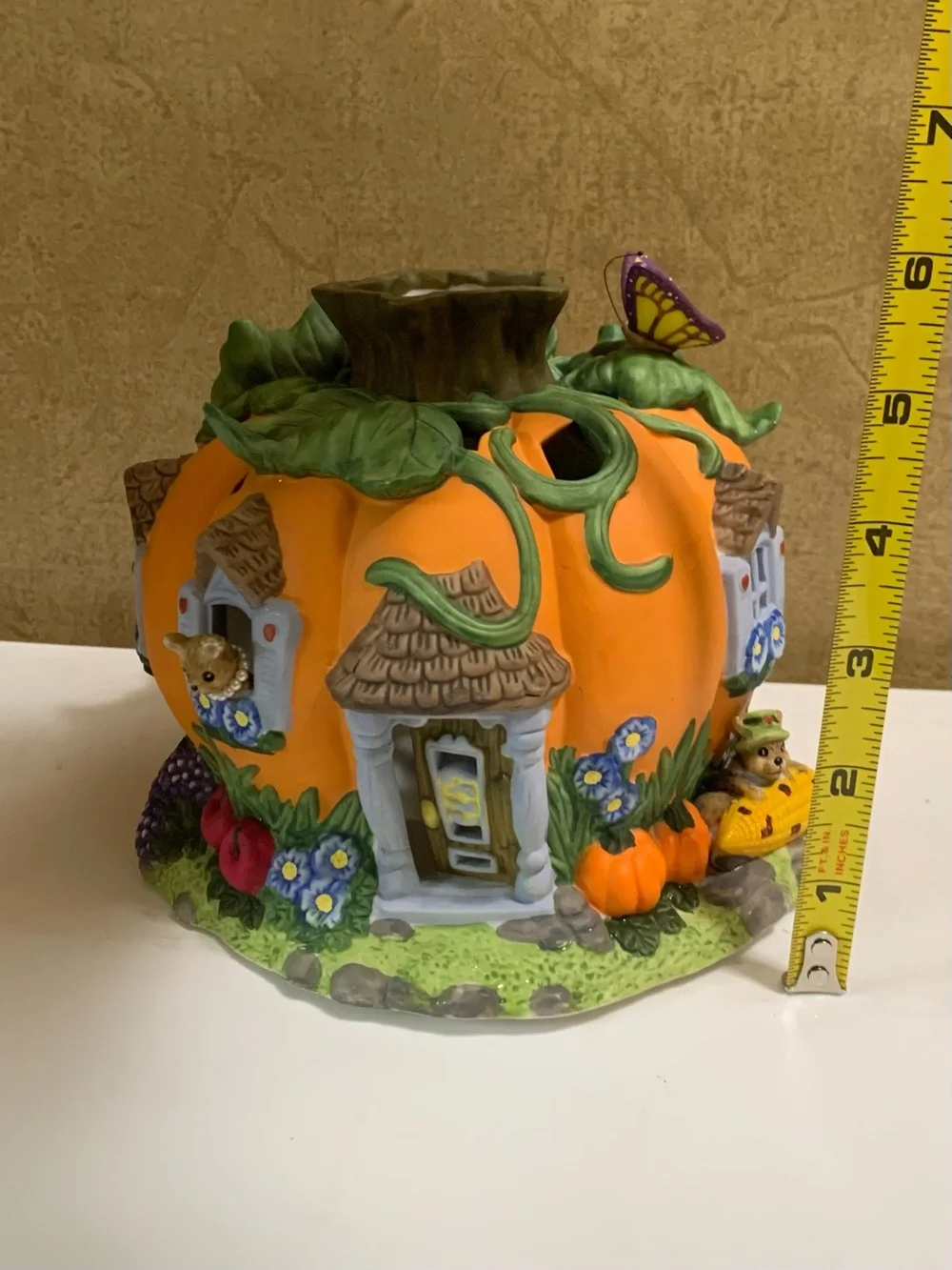 Partylite Harvest Pumpkin Tealight House Candle Holder P7316 NEW in Boxi - Picture 9 of 11